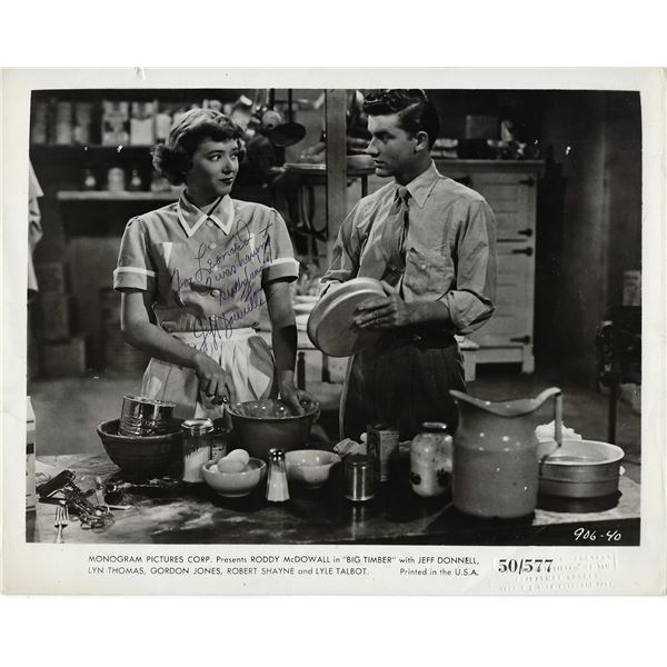 Jeff Donnell Signed Photo