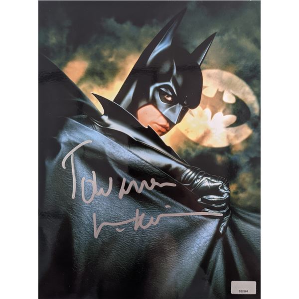 Val Kilmer Signed Batman Forever Photo
