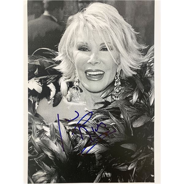 Joan Rivers signed photo