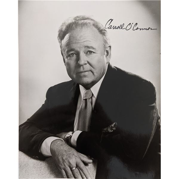 Carroll O'Connor Facsimile Signed Photo