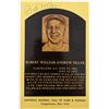 Image 1 : Bob Feller Signed HOF Plaque Postcard