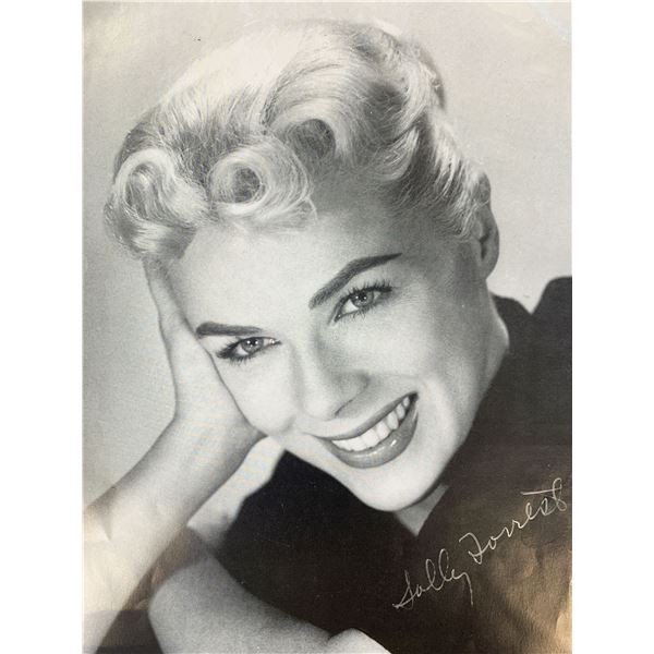Sally Forrest signed photo