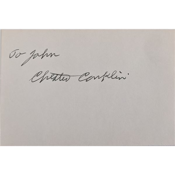 Chester Conklin Signature Cut