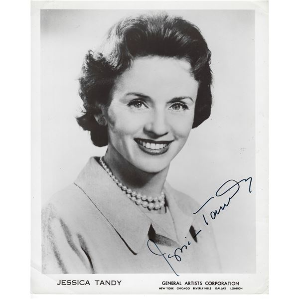 Jessica Tandy Signed Photo