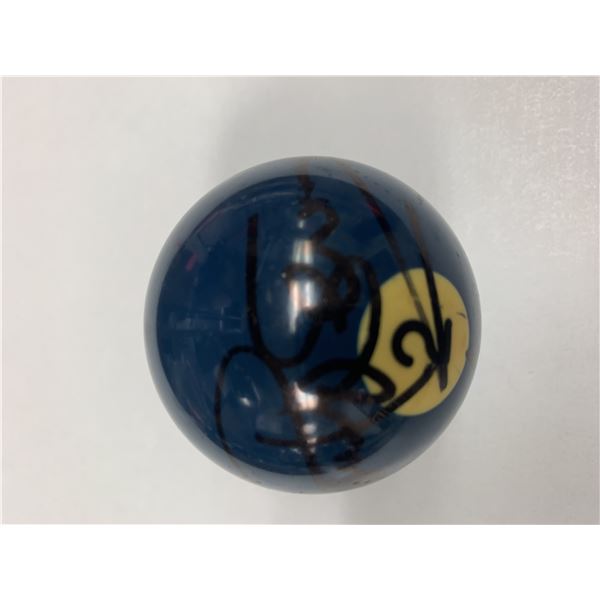 The Hustler Jackie Gleason and Paul Newman signed billiard ball