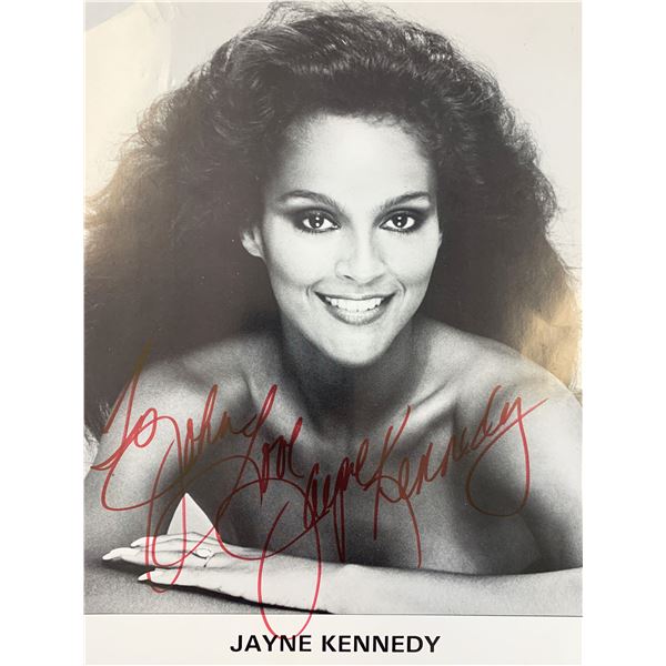 Police Woman Jayne Kennedy signed photo