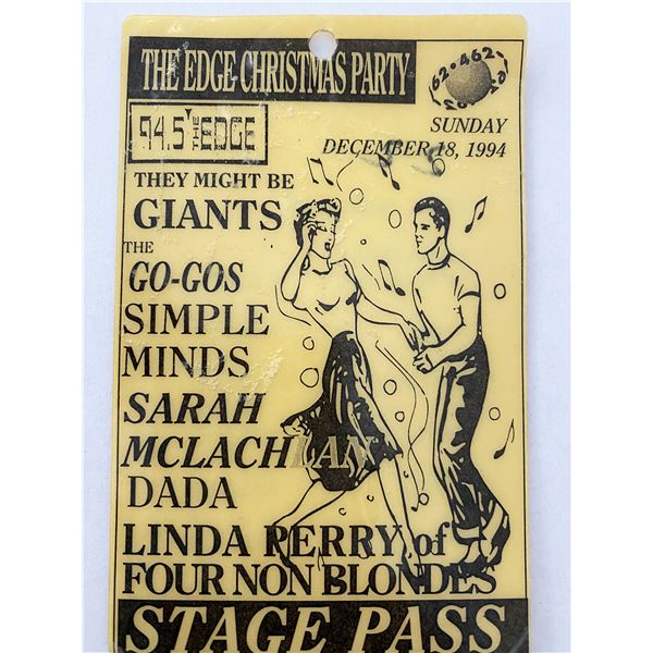 The Go-Go's Backstage Pass