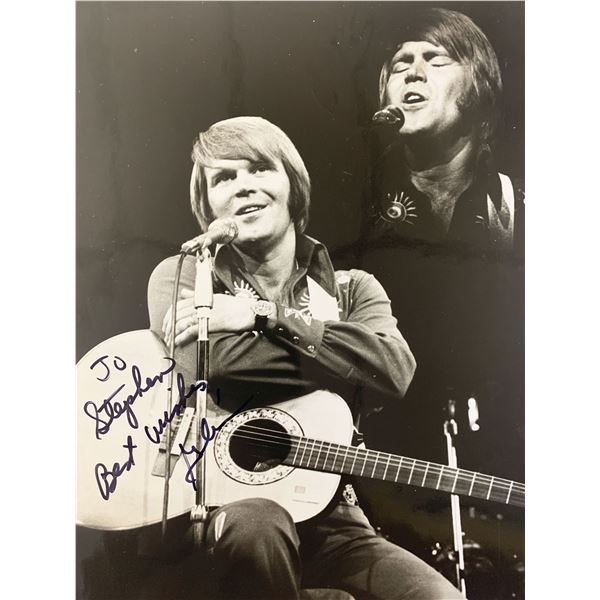 Country Singer Glenn Campbell signed photo