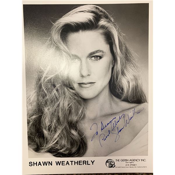 Shawn Weatherly signed photo
