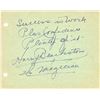 Image 1 : Magician Harry Blackstone signed album page