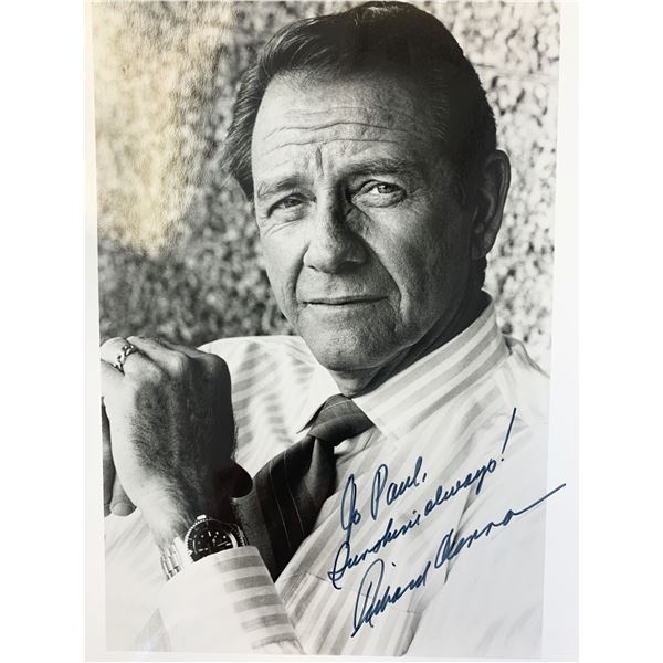 Richard Crenna signed photo