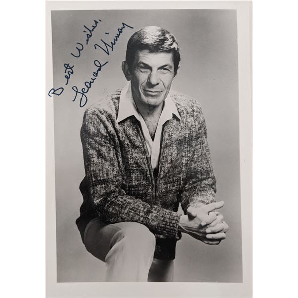 Leonard Nimoy Signed Photo