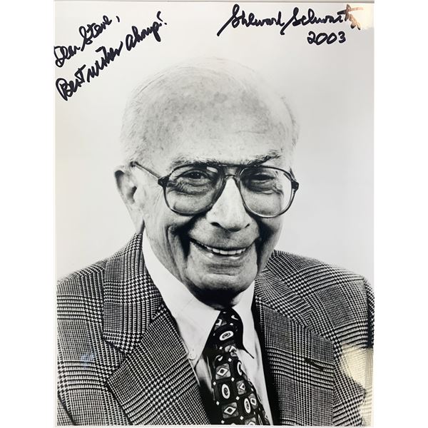 TV Producer Sherwood Schwartz signed photo