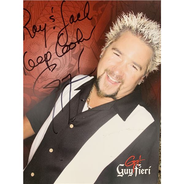 Guy Fieri signed photo