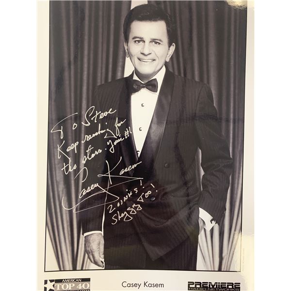 Casey Kasem signed photo