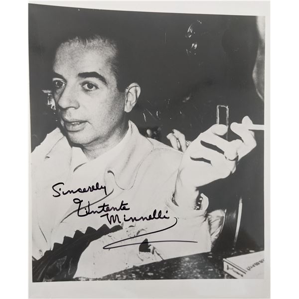 Vincente Minnelli Signed Photo