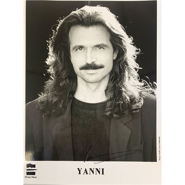 Yanni signed photo