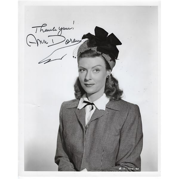 Ann Doran Signed Photo