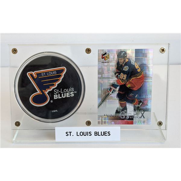 Wayne Gretzky St. Louis Blues encased set