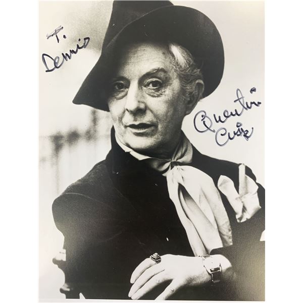 Quentin Crisp signed photo