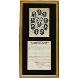 John Tyler: Rare Land Grant Actually Signed