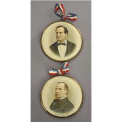 Bryan and  MacKinley : Matched Pair Large Badges