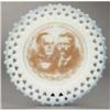 Image 1 : McKinley & Roosevelt: Jugate Milk Glass Plate