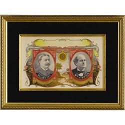 Taft and Bryan: Salesman Sample Cigar Label.