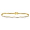 Image 1 : Round Diamond Classic Tennis Bracelet 2 Cttw 14KT Yellow Gold
