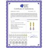 Image 2 : Genuine 3 ctw Amethyst Earrings 14KT Yellow Gold - REF-24T3A