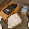 Image 2 : LOT OF BADMINTON RACQUETS, SWIM GOGGLES FABRIC BAGS AND FULLBODY COVERALLS