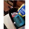 Image 2 : BOX OF COLEMAN LANTERN, PROPANE TREE, CAST IRON SKILLET AND MORE