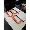 Image 1 : 3 LARGE JORGENSEN 408-D C CLAMPS