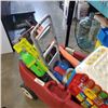 Image 2 : LOT OF KIDS WAGON, WATER GUNS, LEARNING CENTRE AND TOY MOWER