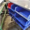 Image 2 : DOUBLE SIDED METAL STORAGE BIN RACK WITH STORAGE BINS