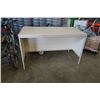 Image 1 : WHITE WORKSTATION - 3 FOOT TALL. 5 FOOT WIDE, 30 INCHES DEEP
