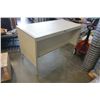 Image 4 : WHITE WORKSTATION - 3 FOOT TALL. 5 FOOT WIDE, 30 INCHES DEEP