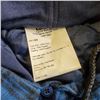 Image 3 : New Condor 2XL Blue flannel Button-up shirt with  hood