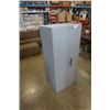 Image 2 : METAL 2 SIDED CABINET - 54 INCHES TALL X 2 FOOT WIDE X 18 INCHES DEEP