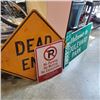 Image 1 : 4 LARGE METAL STREET SIGNS
