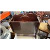Image 2 : BOX OF COLLECTIBLES - MILK CAN, METAL WALL HANGING, TIN SIGN, ETC