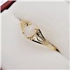 Image 2 : NEW 10KT YELLOW GOLD GENUINE OPAL FILIGREE RING SIZE 6.75 W/ APPRAISAL $1090