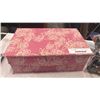 Image 2 : PINK BOX AND LARGE BAG OF COSTUME JEWELLERY