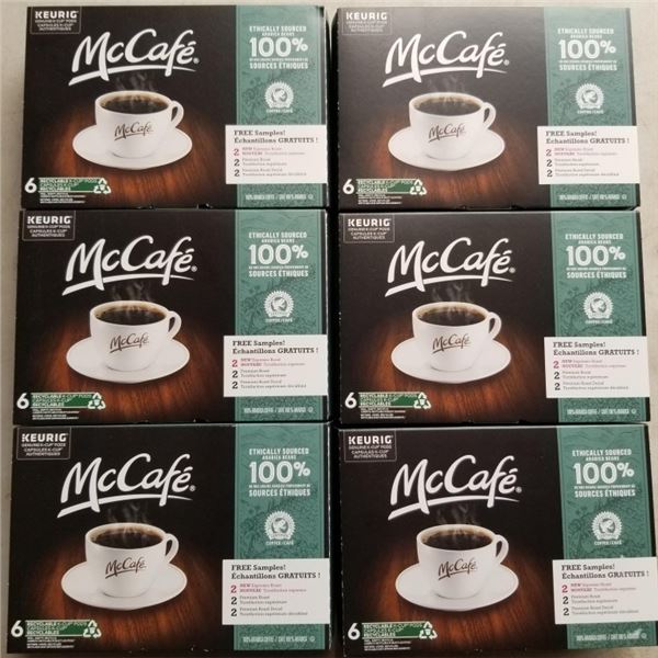 36 MC CAFE SINGLE SERVE COFFEE KEURIG KCUPS - 12 PREMIUM ROAST, 12 PREMIUM ROAST DECAF AND 12 ESPRES