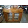 Image 1 : ANTIQUE WATERFALL DISPLAY CABINET