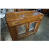 Image 2 : ANTIQUE WATERFALL DISPLAY CABINET