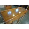 Image 3 : ANTIQUE WATERFALL DISPLAY CABINET