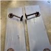 Image 2 : 4 RUSTIC MOUNTED PIPE HOOKS