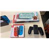 Image 2 : NINTENDO SWITCH CONSOLE WORKING WITH DOCK 2 JOYCONS AND PROTECTIVE CASE