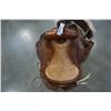 Image 2 : LEATHER AMERICAN HORSE SADDLE